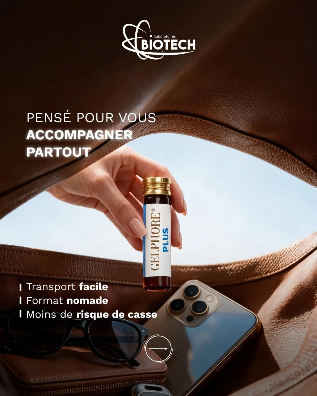 Social media posts for Laboratoires Biotech · Gelphore